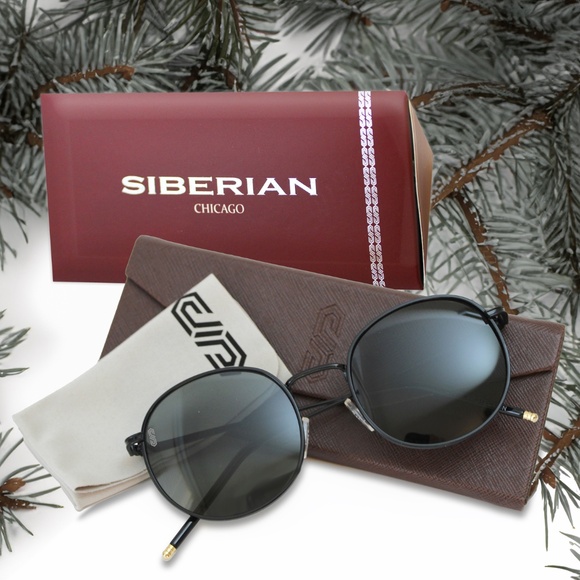 🇺🇸BLACK Round Sunglasses - Picture 1 of 13